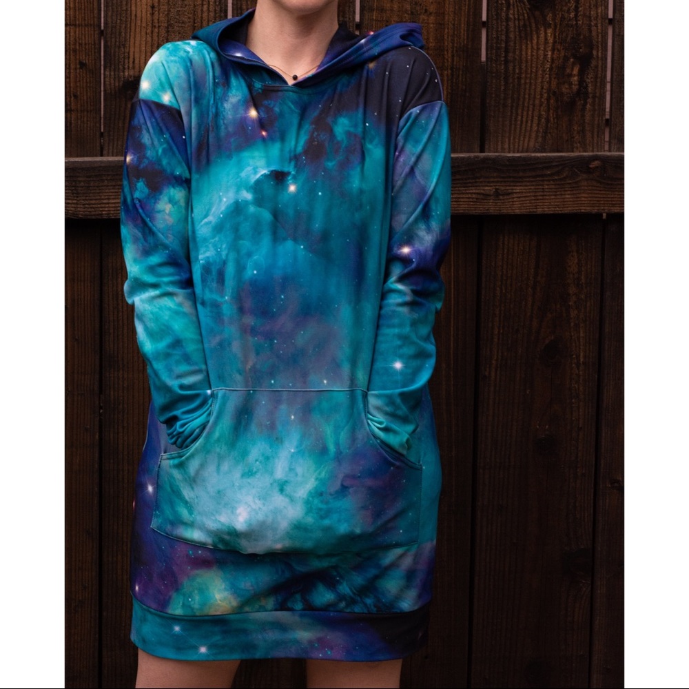 BlackMilk Galaxy Teal Slouchy - LIMITED